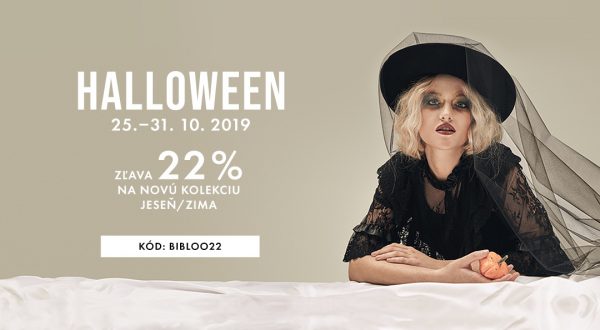 Halloweenska zľava 22 % na celú novú kolekciu BIBLOO.sk
