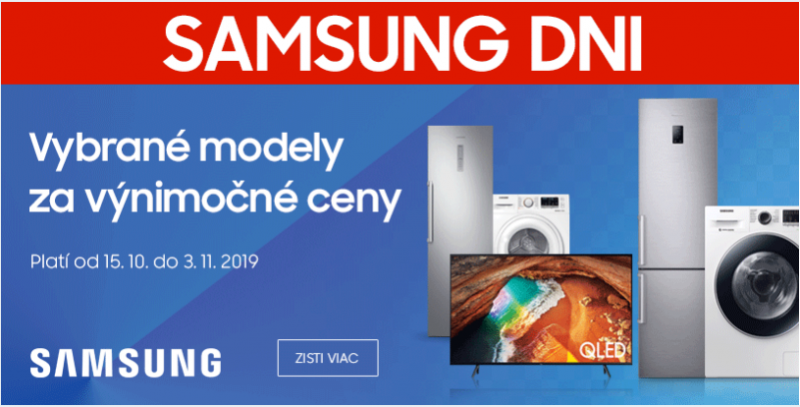 Samsung dni výnimočných cien