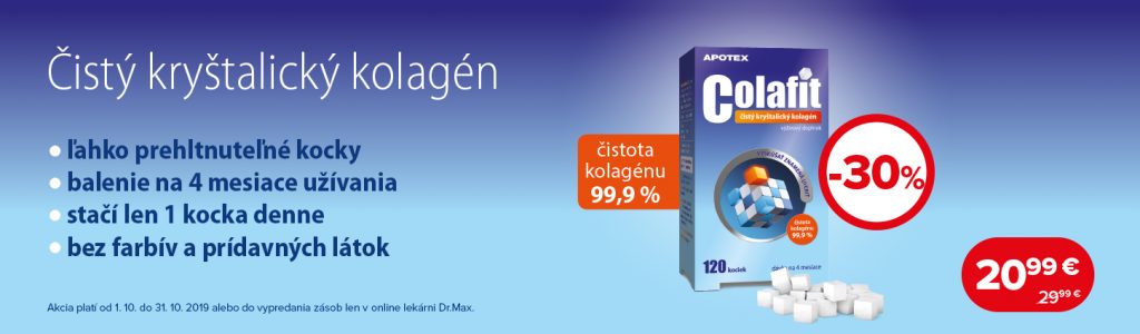 Čistý kryštalický kolagén Colafit - 30%