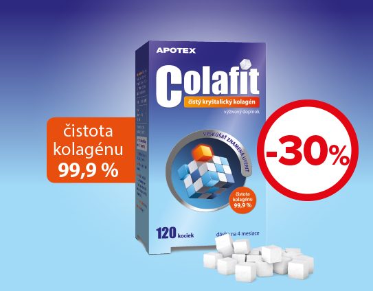Čistý kryštalický kolagén Colafit - 30%