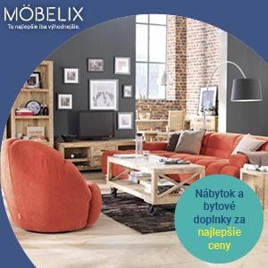 Zľavy až 78% na nábytok a bytové doplnky na Moebelix.sk