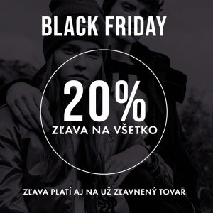 BIBLOO BLACK FRIDAY, zľava 20% na všetko aj na už zľavnený tovar. Zľava platí od 15.11. do 30.11.