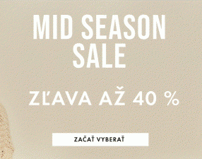 Mid season sale - zľavy až 40% na Bibloo.sk