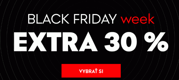 Black Friday extra zľavy až 30% na factcool.com