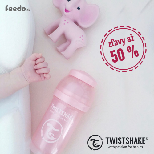 Zľava až 50% na produkty švédskej značky Twistshake