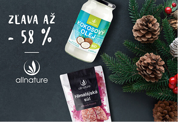Produkty značky Allnature o zľavou až 58% na Prezdravie.sk