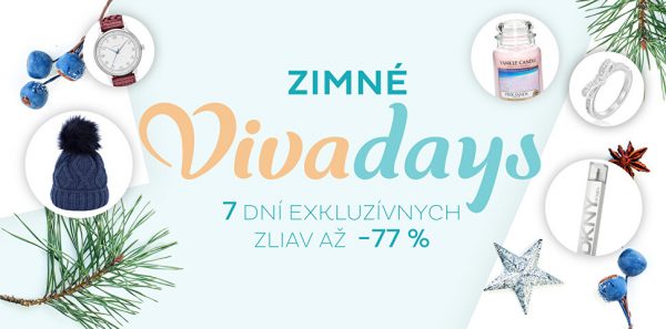 Zimné Vivadays, 7 dní exkluzívnych zliav až -77 %
