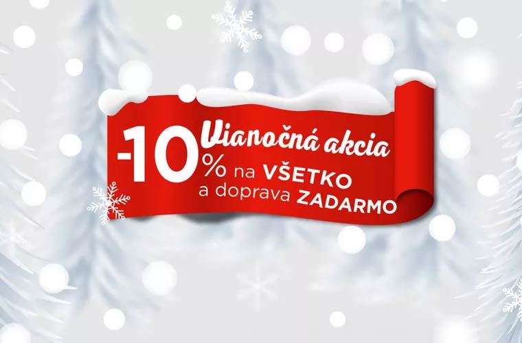 Vianočná zľava 10% na celý sortiment nábytku a bytových doplnkov na Temponábytok.sk