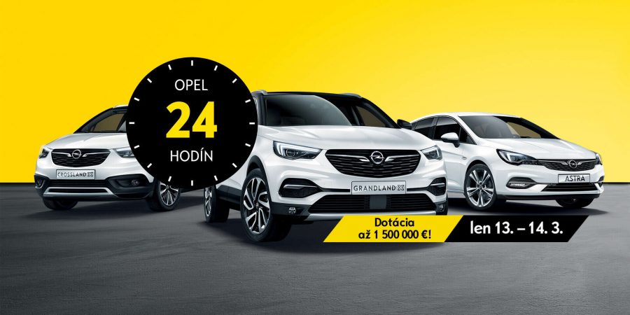 Ušetrite vďaka dotácii na vybrané vozidlá Opel a VYHRAJTE nový Grandland X Hybrid