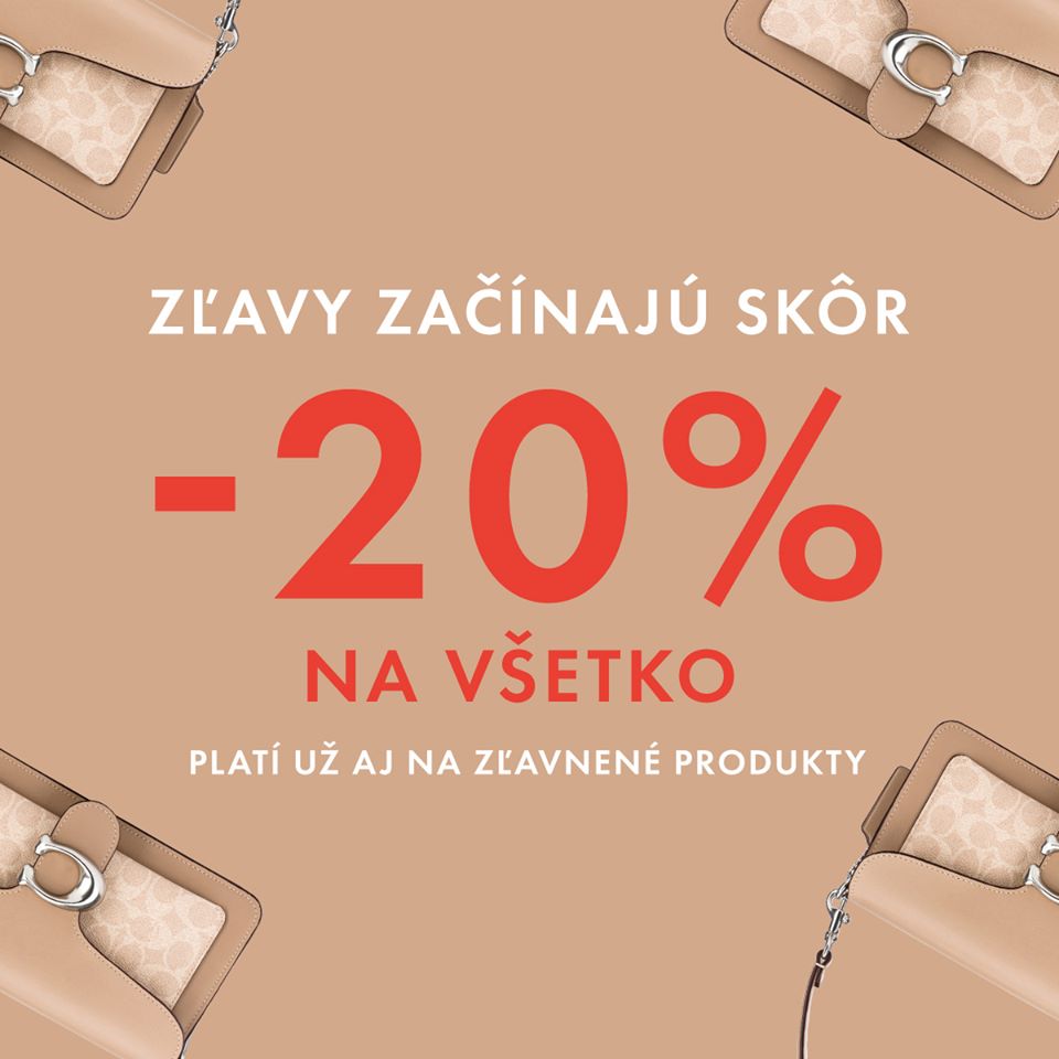 Zľava -20% na všetko aj na zľavnený tovar na BIBLOO.sk