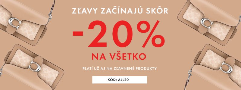 Zľava -20% na všetko aj na zľavnený tovar na BIBLOO.sk