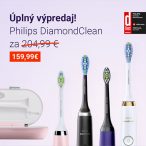 Finálny výpredaj Philips Diamond Clean, ušetrite 45€