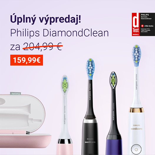 Finálny výpredaj Philips Diamond Clean, ušetrite 45€