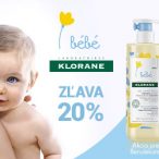 Detská kozmetika KLORANE Bebe so zľavou 20% na Benulekaren.sk