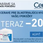 Zľava 20 % na CeraVe pri kúpe 2 produktov na Benulekaren.sk