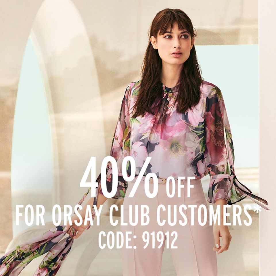 Zľava 30% na všetko a doprava zadarmo na ORSAY