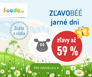 Zľavobéé jarné dni na Feedo.sk, zľavy až 59%