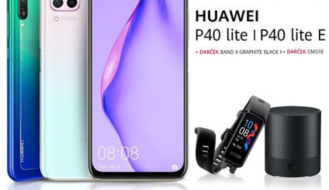 Darček k Huawei P40 lite, náramok Huawei Band 4 a prenosný reproduktor