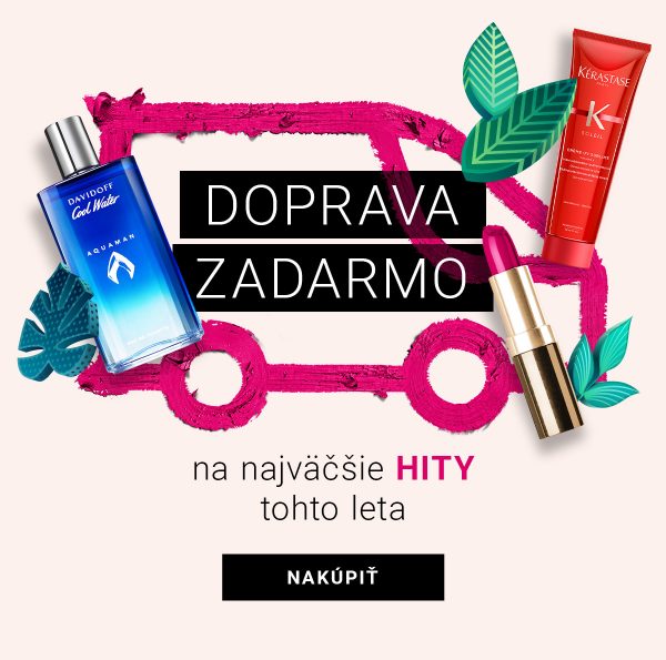Doprava ZADARMO na najväčšie letné hity na NOTINO.sk