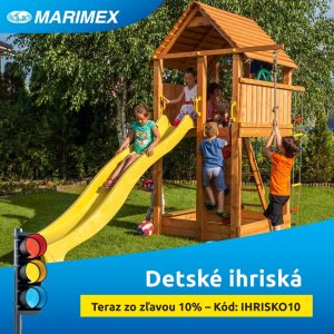 Detské ihriská na Marimex.sk so zľavou 10%