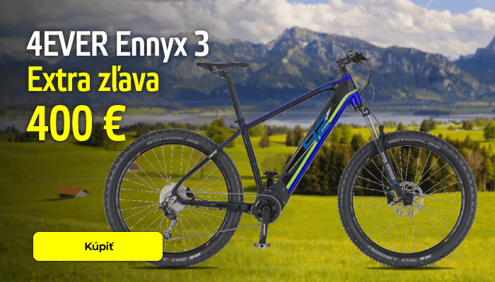 Horské elektrobicykle 4EVER Ennyx 3, EXTRAzľava 400€ na inSPORTline.sk