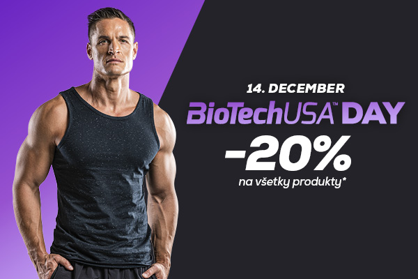 BioTechUSA Day -20% na obľúbené výrobky