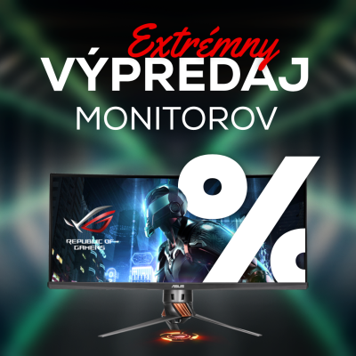 Extrémny výpredaj monitorov až do 53% na TPD.sk