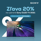 Zľava 20% na vybrané Sony OLED TV 2021 na TPD.sk