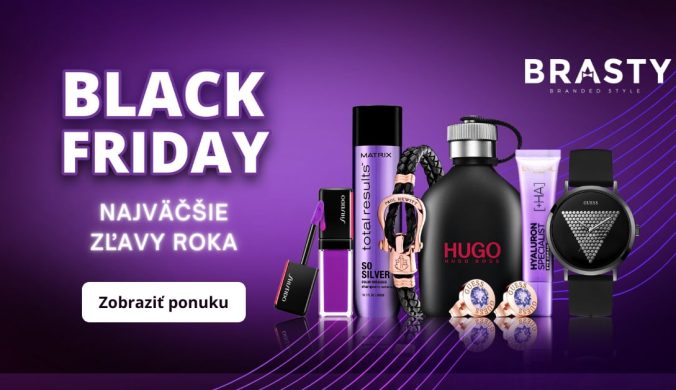 Black Friday so zľavou až 80 % na BRASTY.sk