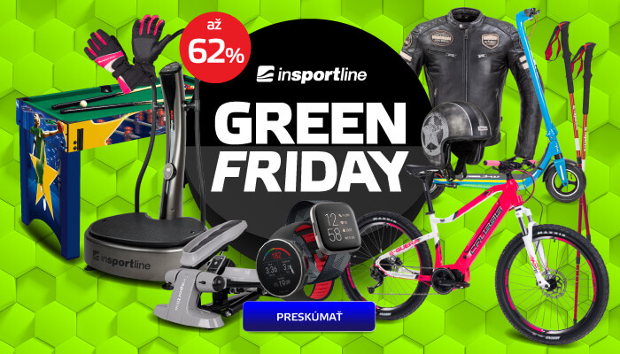 Green Friday týždeň v inSPORTline so skutočnými zľavami až 62%