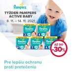 Plienky Pampers Active Baby so zľavou až do 30%