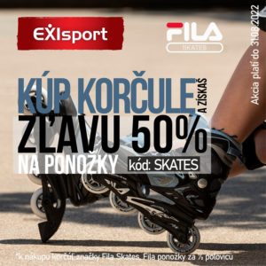 Kúp si korčule a získaš zľvu 50% na ponožky od EXIsport.sk
