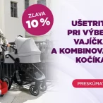 Nákup vajíčka a kombinovaného kočíka so zľavou 10% na Feedo.sk