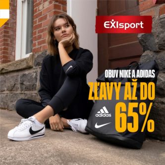 Zľavy až do 65% na obuv značky Nike a Adidas na EXIsport.sk