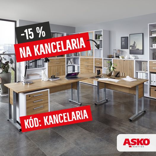 Kancelária a pracovňa, zľava -15% len na ASKO.sk