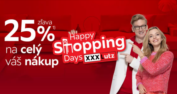 Zľava 25 % na celý váš nákup na XXXLutz.sk