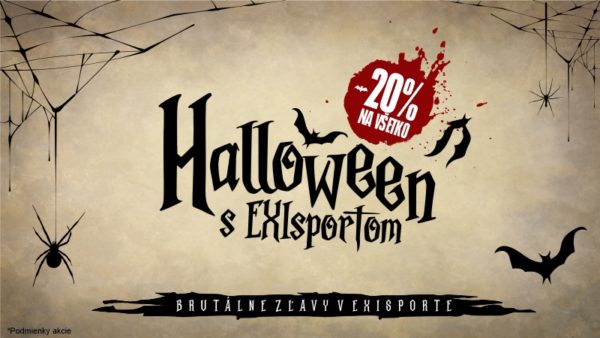 Halloween s EXIsportom -20% na všetko