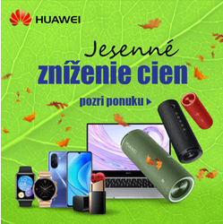 Jesenné zníženie cien Huawei na TPD.sk