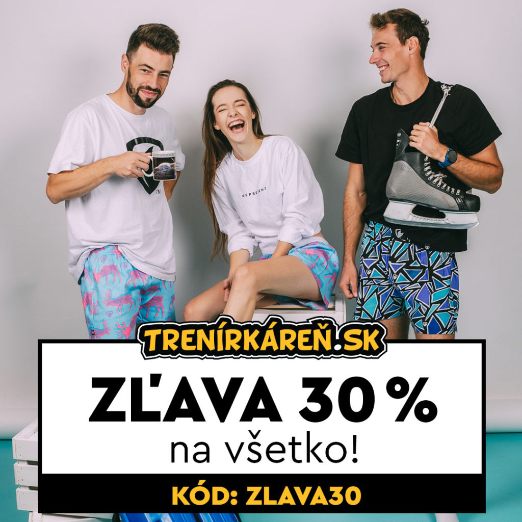 Všetko so zľavou 30% na Trenírkáreň.sk