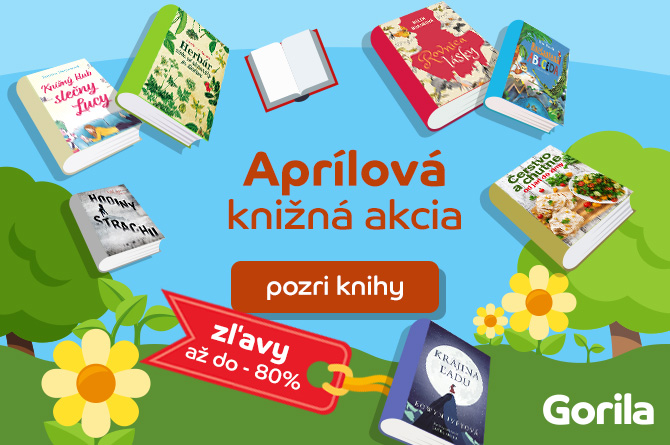 Aprílová knižná akcia na Gorila.sk zľavy až do 80%