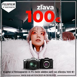 Kúpte si fotoaparát Fuji X-T5 (telo alebo set) so zľavou 100€