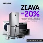 Nové spotrebiče Samsung so zľavou až do -20%