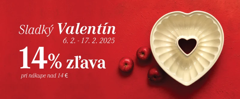 Oslávte Valentína s Tescomou so zľavou 14% na všetko