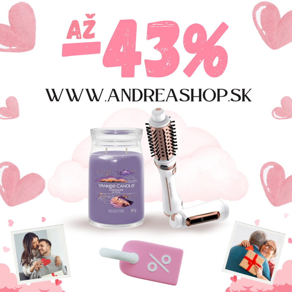 Valentínske prekvapenie, zľavy až 43%